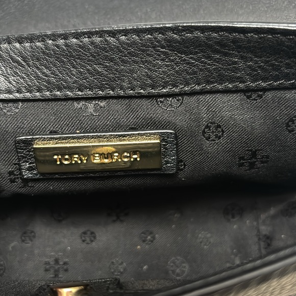 Tory Burch Black and Gold Crossbody Bag - Picture 6 of 9